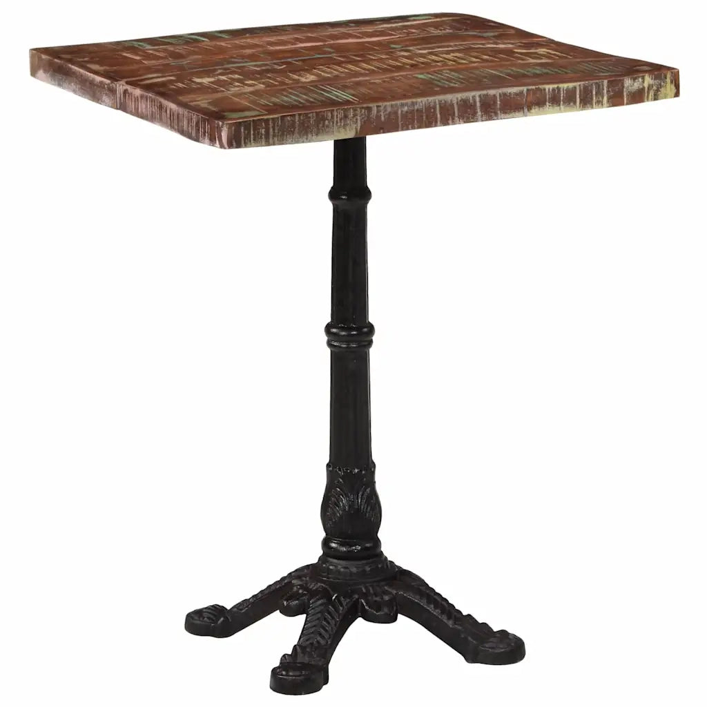 Tavolo da Bistrot 60x60x76 cm in Legno Massello di Recupero  cod mxl 78436