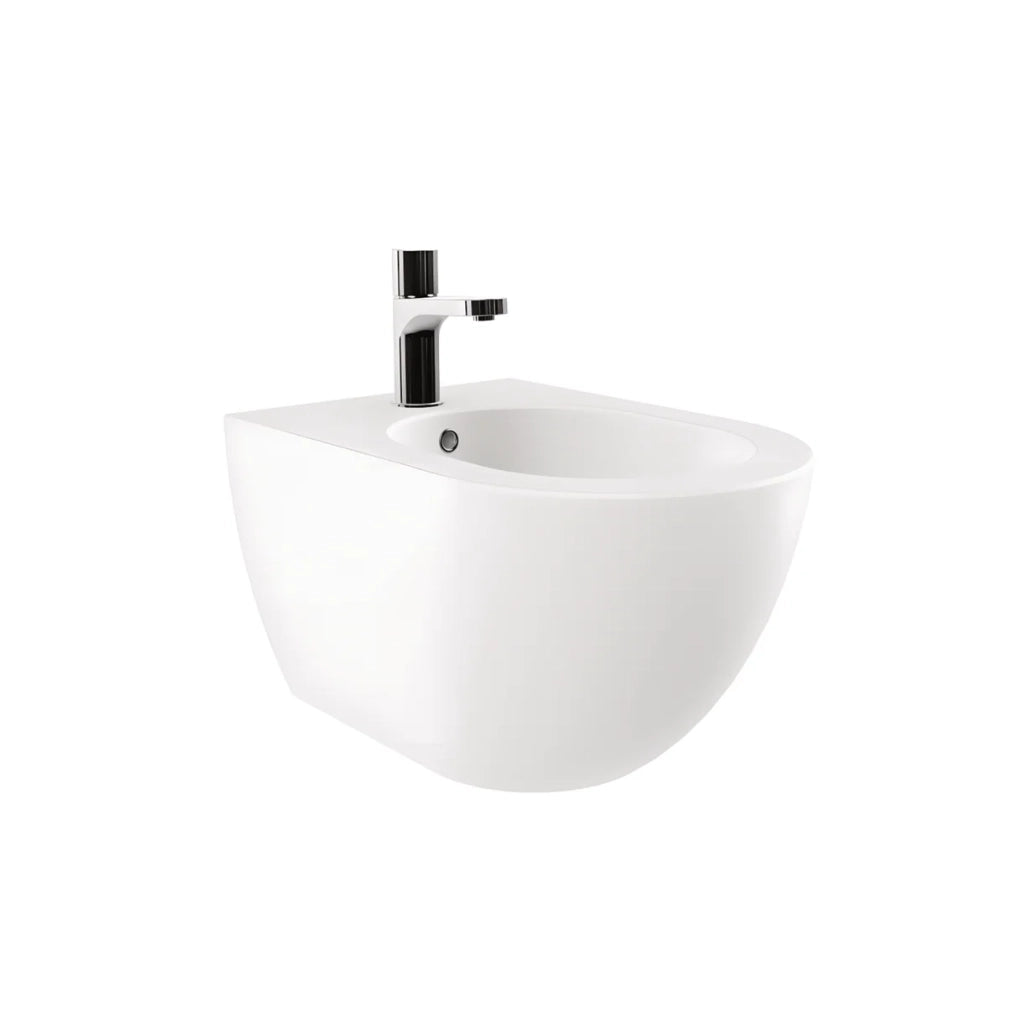 Bidet Sospeso Azzurra Ceramica "Comoda" Bianco Opaco