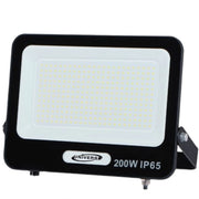 Trade Shop - Faro Proiettore Smd Led Floodlight 200 W Slim Ip65 Luce 3000k 4000k 6500k Ek05-200w - Nero-bianco Caldo      -