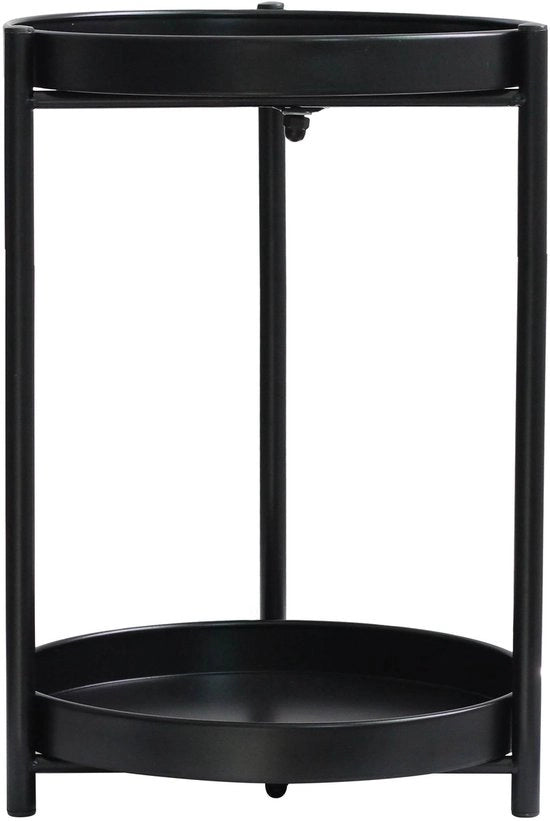 Piattaforma metallica standard – 2 strati di supporto per piante – Matzwart – Tavolo da salotto Tavolo D 31 cm H 43 cm