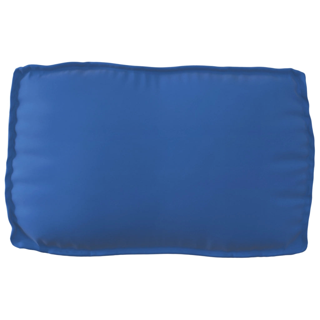 Cuscino per schienale blu reale 70x40x12 cm in tessuto Oxford