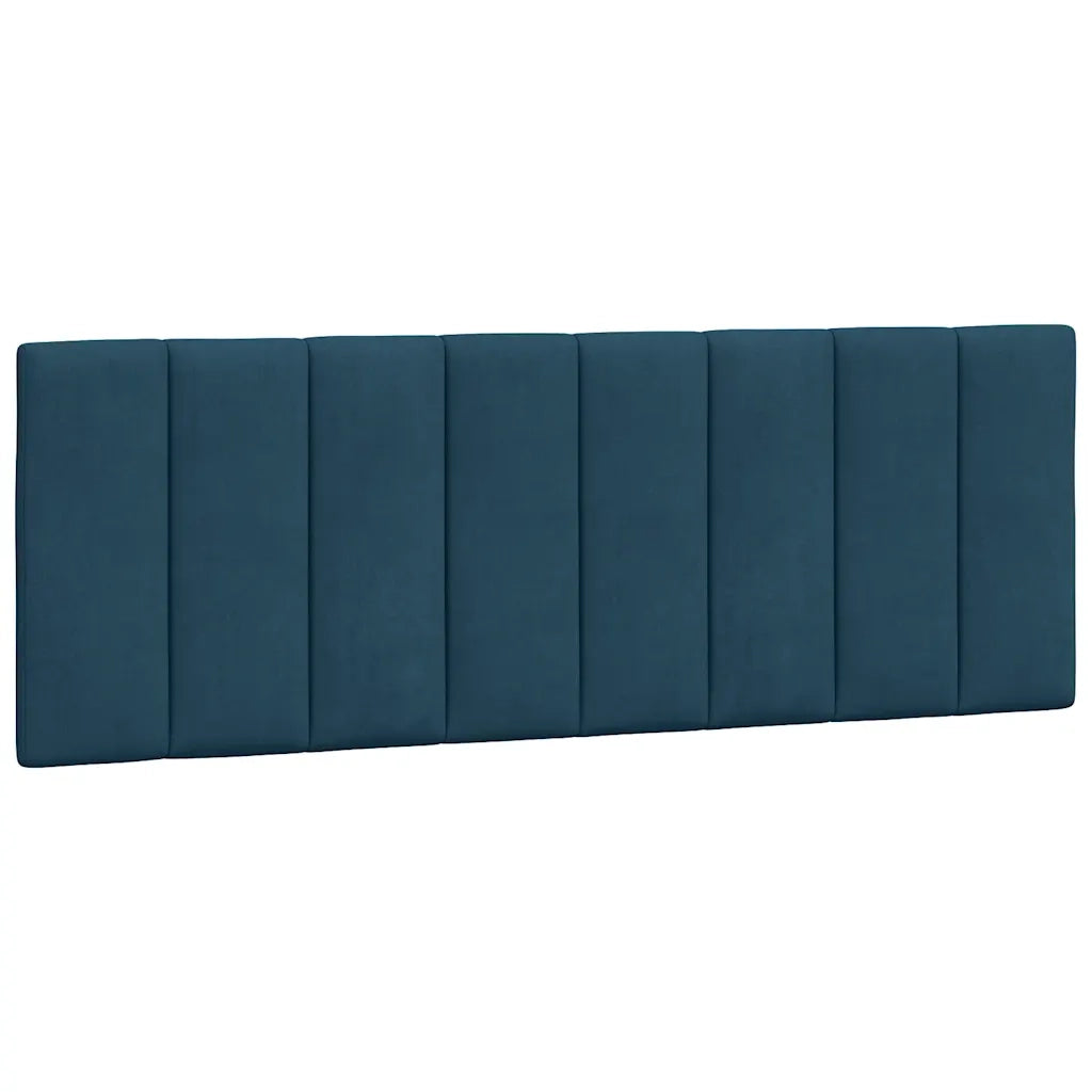 Giroletto con LED senza Materasso Hanko Blu 120x200 cm in Velluto 3213773