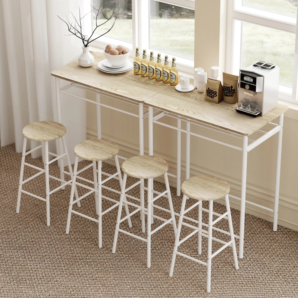 Tavolo da pranzo ¨C zephmum ¨C 80x50x90, bianco, metallo