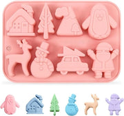 Set di Forme per Biscotti in Silicone per Creazioni Festive