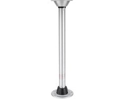 Base per tavolo 27 pollici - Supporto per tavolo con piedistallo rimovibile - Lega di alluminio - Sistema di chiusura unico - Sostegno fino a 88 x 46 cm - Piedistallo per tavolo RV pratico