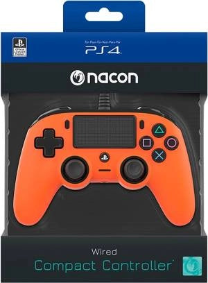 Nacon ps4ofcpadorange periferica di gioco gamepad playstation 4 analogico/digitale arancione - 3499550360745