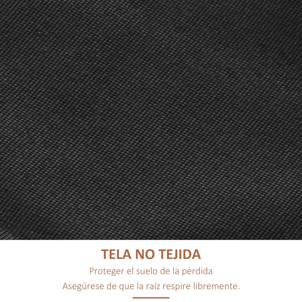 Fioriera Legno 4 Livelli Elevata Esterna con Fori Drenaggio ¨C zephmum ¨C 80x45x142 cm Arancione