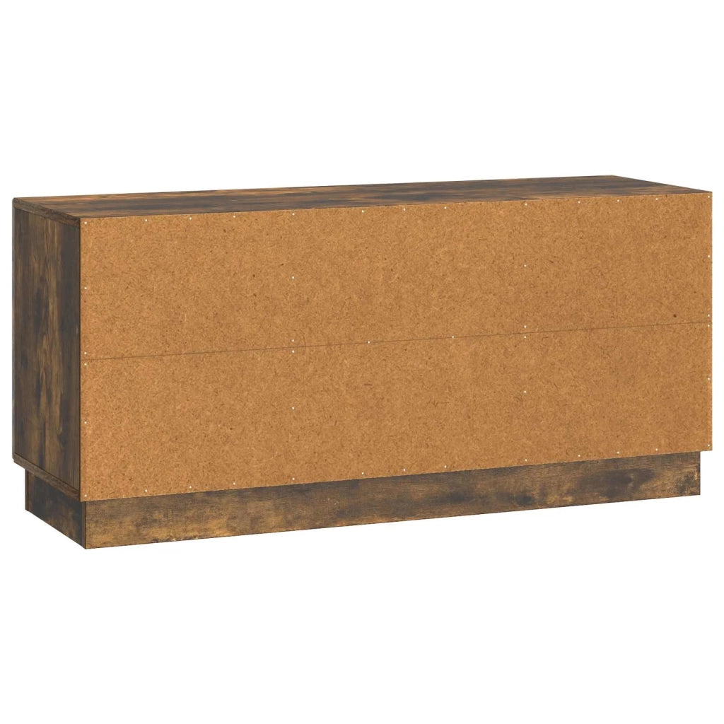Mobile TV Rovere Fumo 102 x 34,5 x 47 cm Legno ingegnerizzato 895390