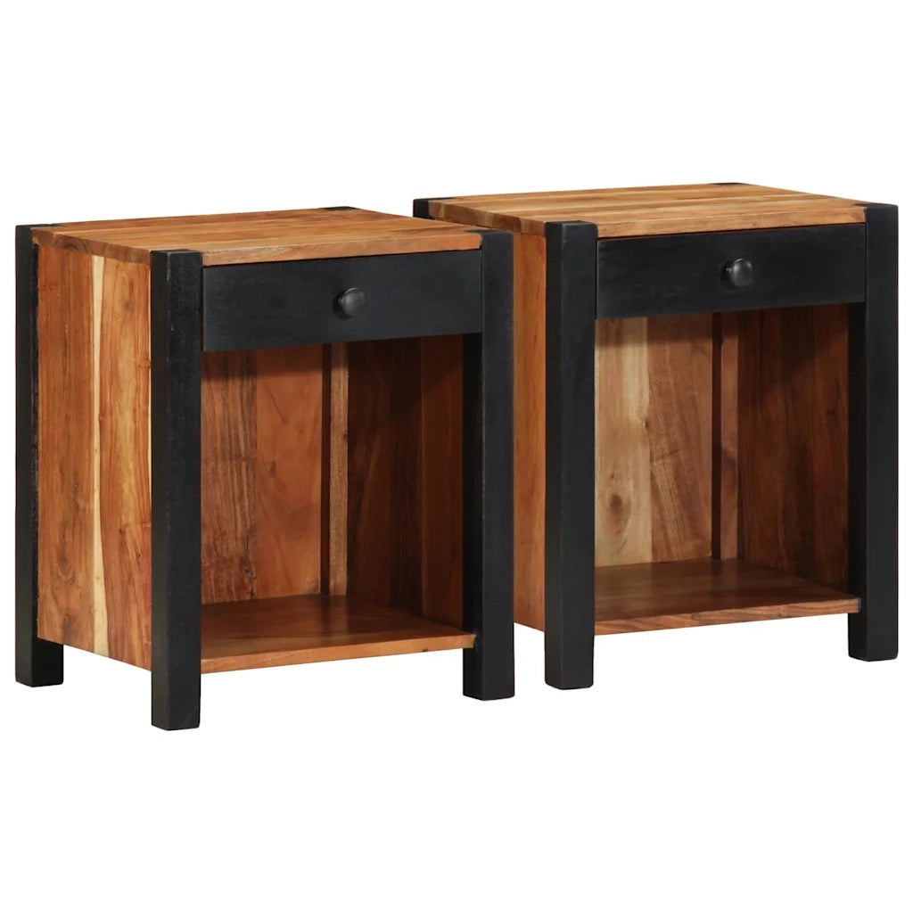 Armadio da Notte 2 pcs Marrone 40 x 35 x 50 cm 4019635