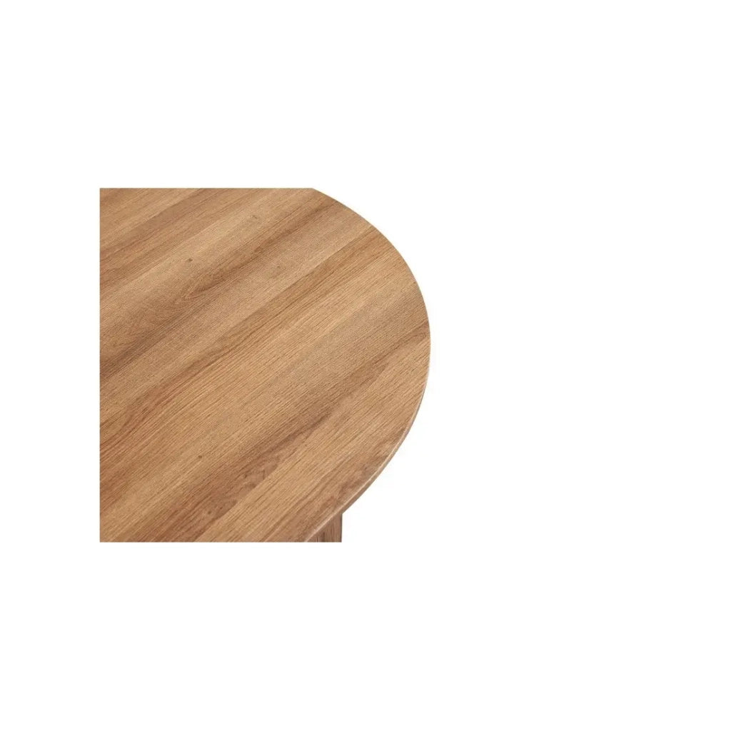 Tavolino VAGOS – Effetto quercia invecchiata – Diametro 50 cm
