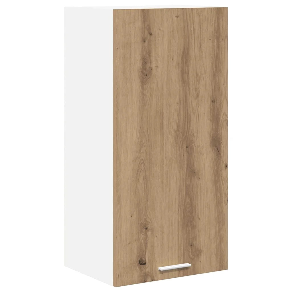 Armadio pensile Rovere Artigiano e Bianco 40 x 31 x 80 cm 884265