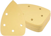 Pacco di 24 fogli di carta abrasiva per dettagli - Idoneo per la lisciatura di mobili in legno - Dimensioni 23 cm x 14 cm - Grana 240 - Laminato in alluminio