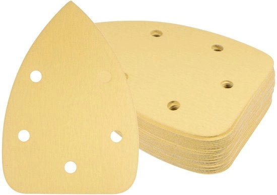 Pacco di 24 fogli di carta abrasiva per dettagli - Idoneo per la lisciatura di mobili in legno - Dimensioni 23 cm x 14 cm - Grana 240 - Laminato in alluminio