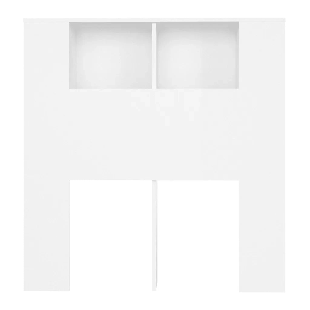 Mobiletto con testiera bianco 100x18,5x102,5 cm 811907