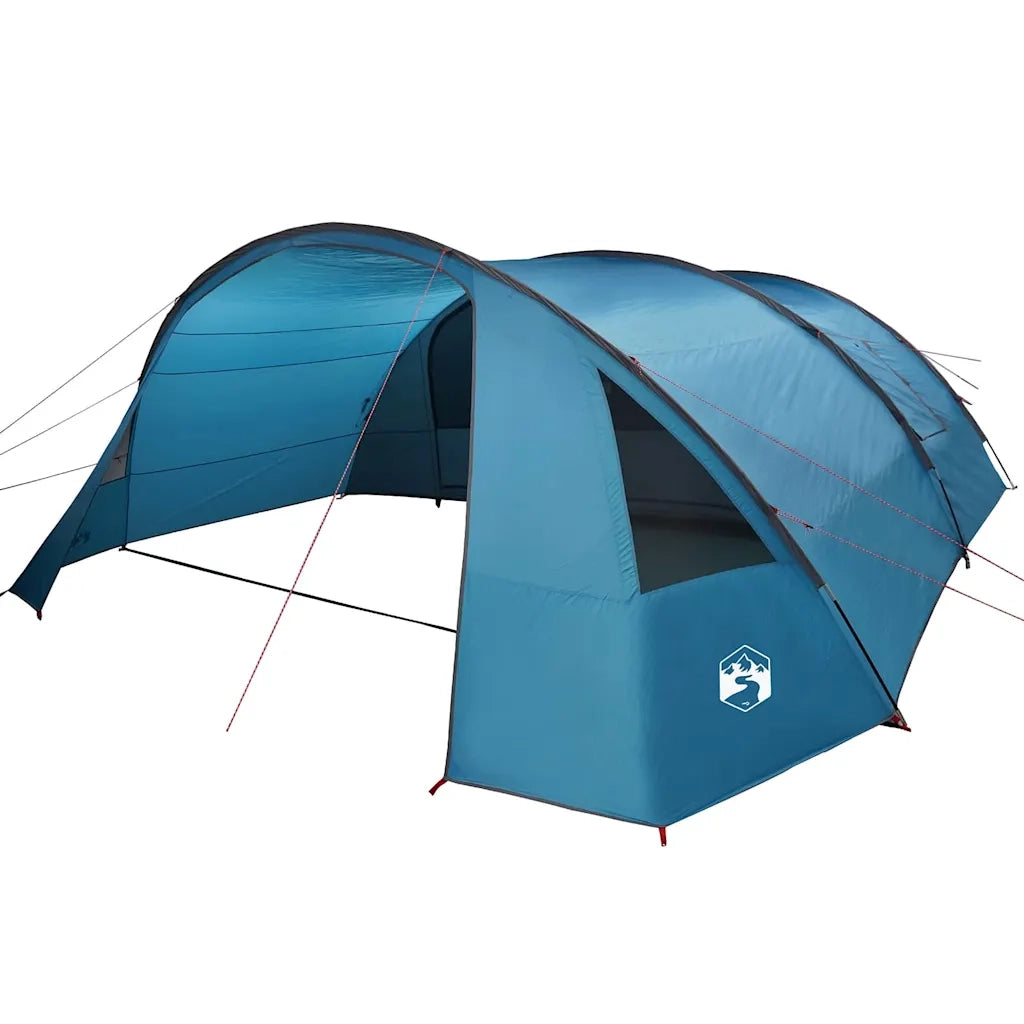 Tenda Tunnel per 6 Persone 6 persona Blu e Grigio 42004048