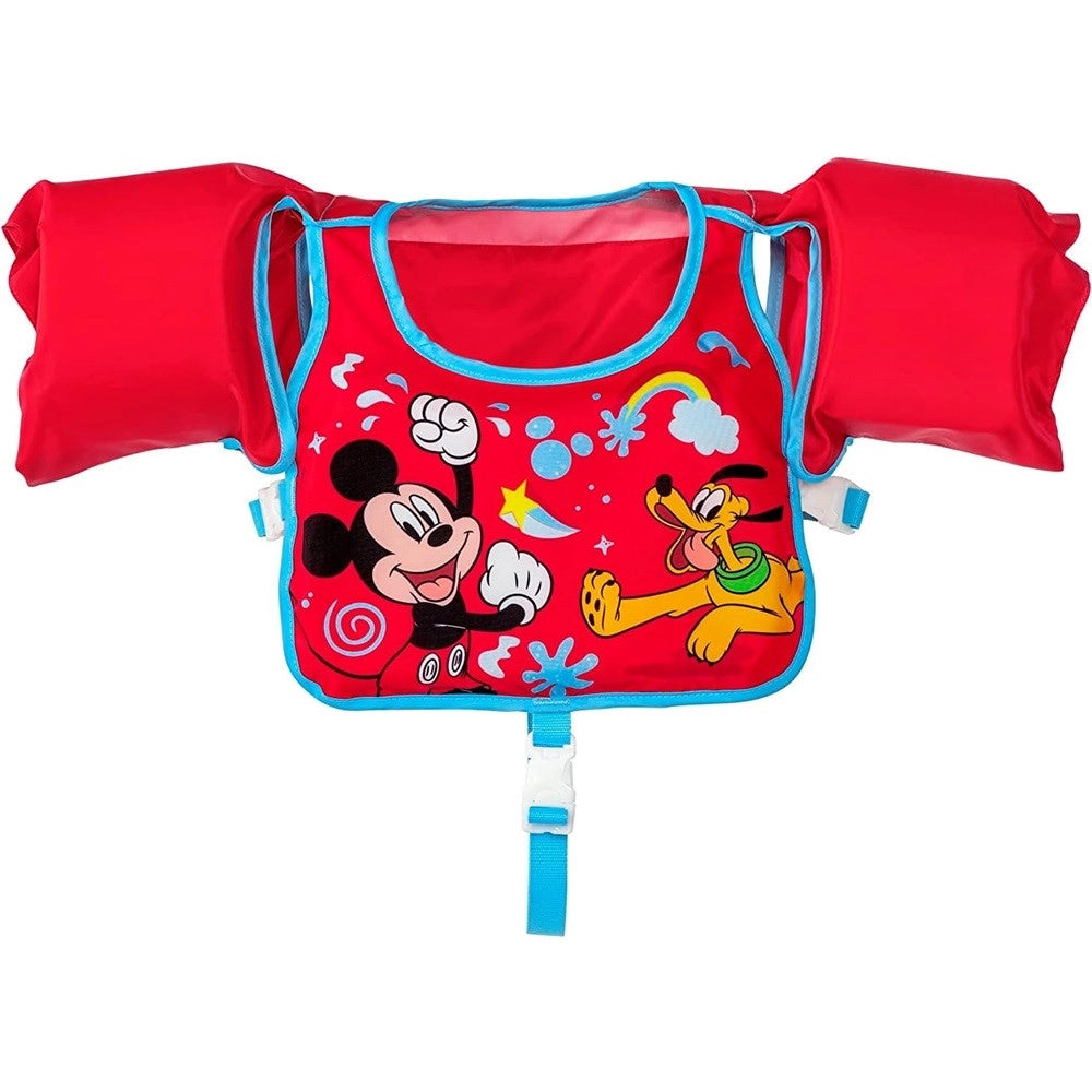 Trade Shop - Giubbotto Giubbetto Salvagente Gilet Nuoto Swim Pal Mickey Per Bambini 3-6 Anni 9101c -