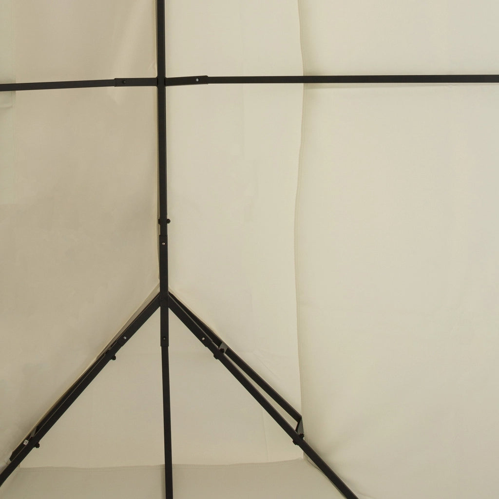 Tetto di Ricambio Impermeabile per Gazebo da Giardino Doppio Tetto 3x4m