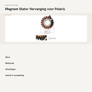 Sostituzione Magnetico Stator per Polaris 2010-2013 - 18 Bobina - Materiale di Alta Qualità - Anticorrosivo - Duraturo - Facile da Installare