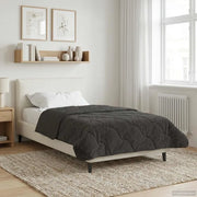 Duvet Invernale Trapuntato Antracite 135 x 200 cm 42026301