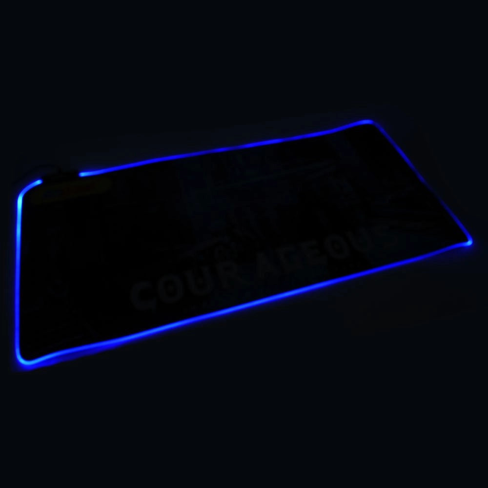 Trade Shop - Tappetino Gaming Mouse Pad I Giochi Iniziano Con Led Rgb Outline 80 X 30cm Q-r10 -