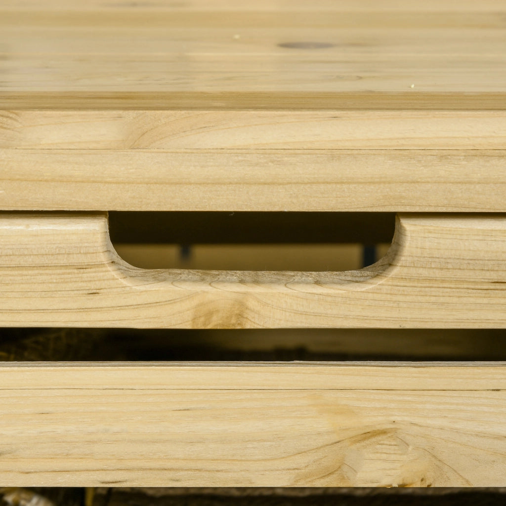 Cassapanca da Giardino in Legno con Traliccio e Ripiani ¨C Minimal ¨C 80x45x160 cm