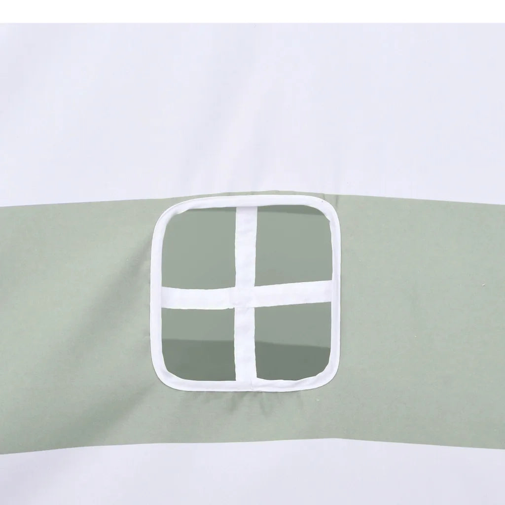 Tenda per bambini Rigato Grigio e Bianco 120 x 120 x 150 cm 80273