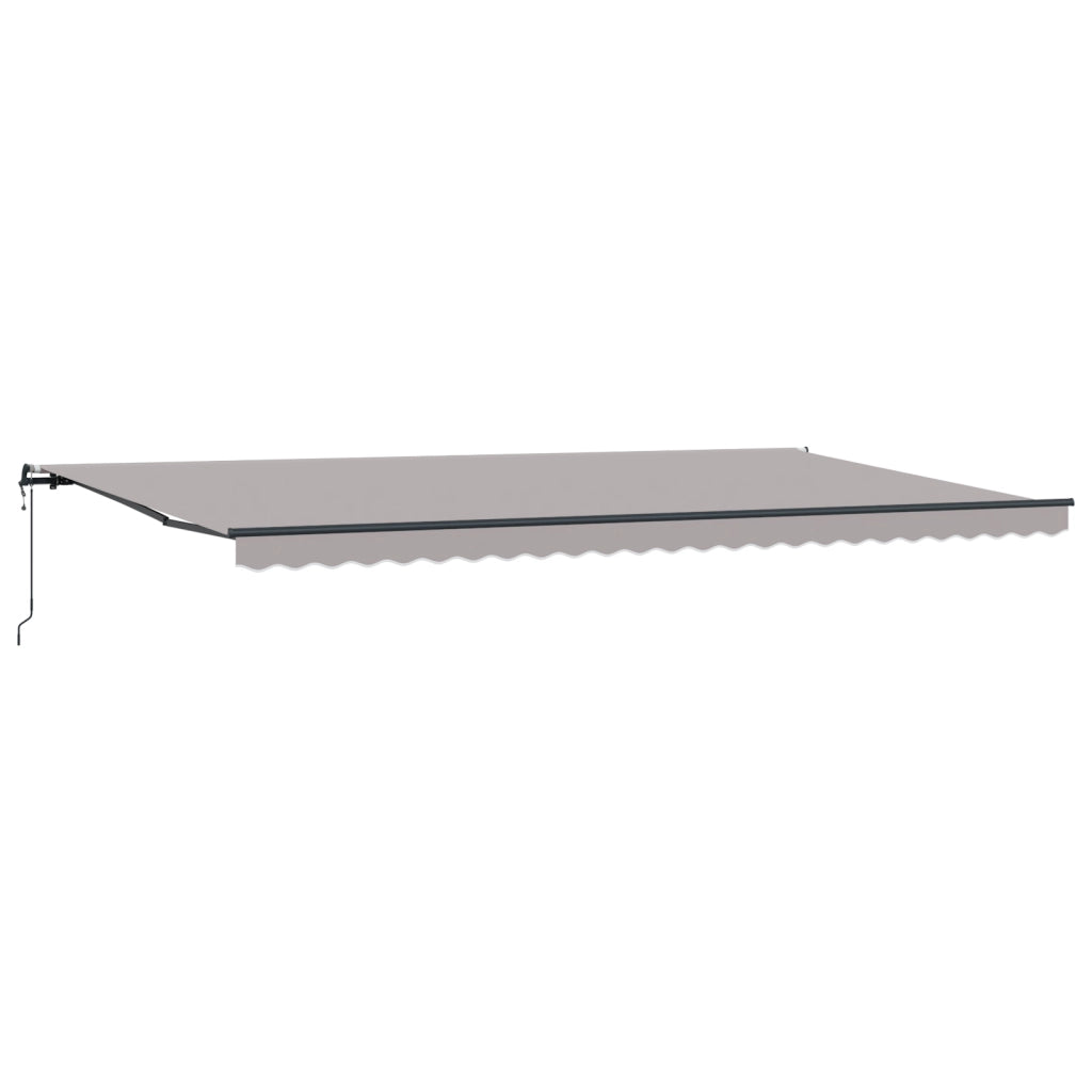 Tenda Retrattile Automatica  Grigio Chiaro 600x300 cm
