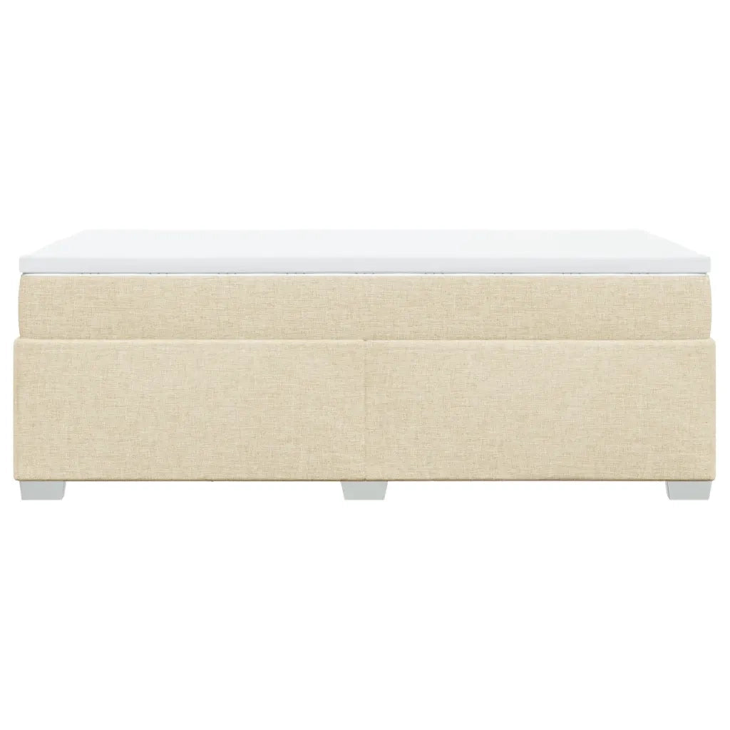 Giroletto a Molle con Materasso Crema 80x200 cm inTessuto 3285093
