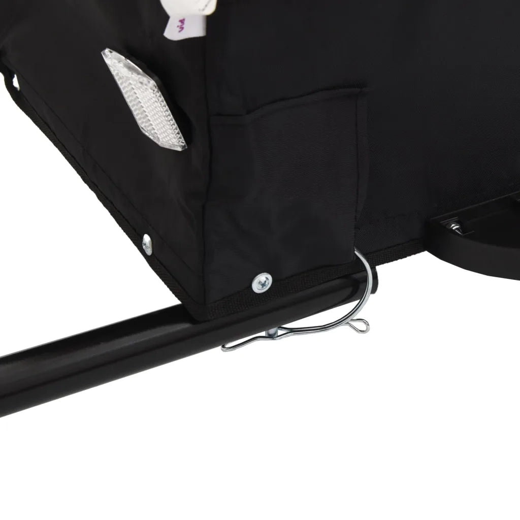 Rimorchio da Bici Nero e Giallo 45 kg in Ferro CFW9660660