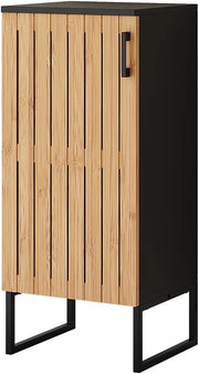 Mobile midi Vayra, nero/bambù, 35 x 81 cm
