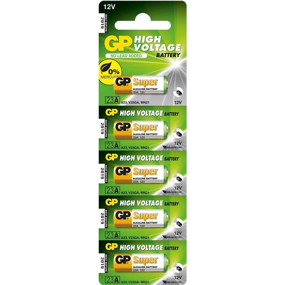 BATTERIA speciale 23A Alcalina GP Batteries GP23A MN21 12V confezione 5pz