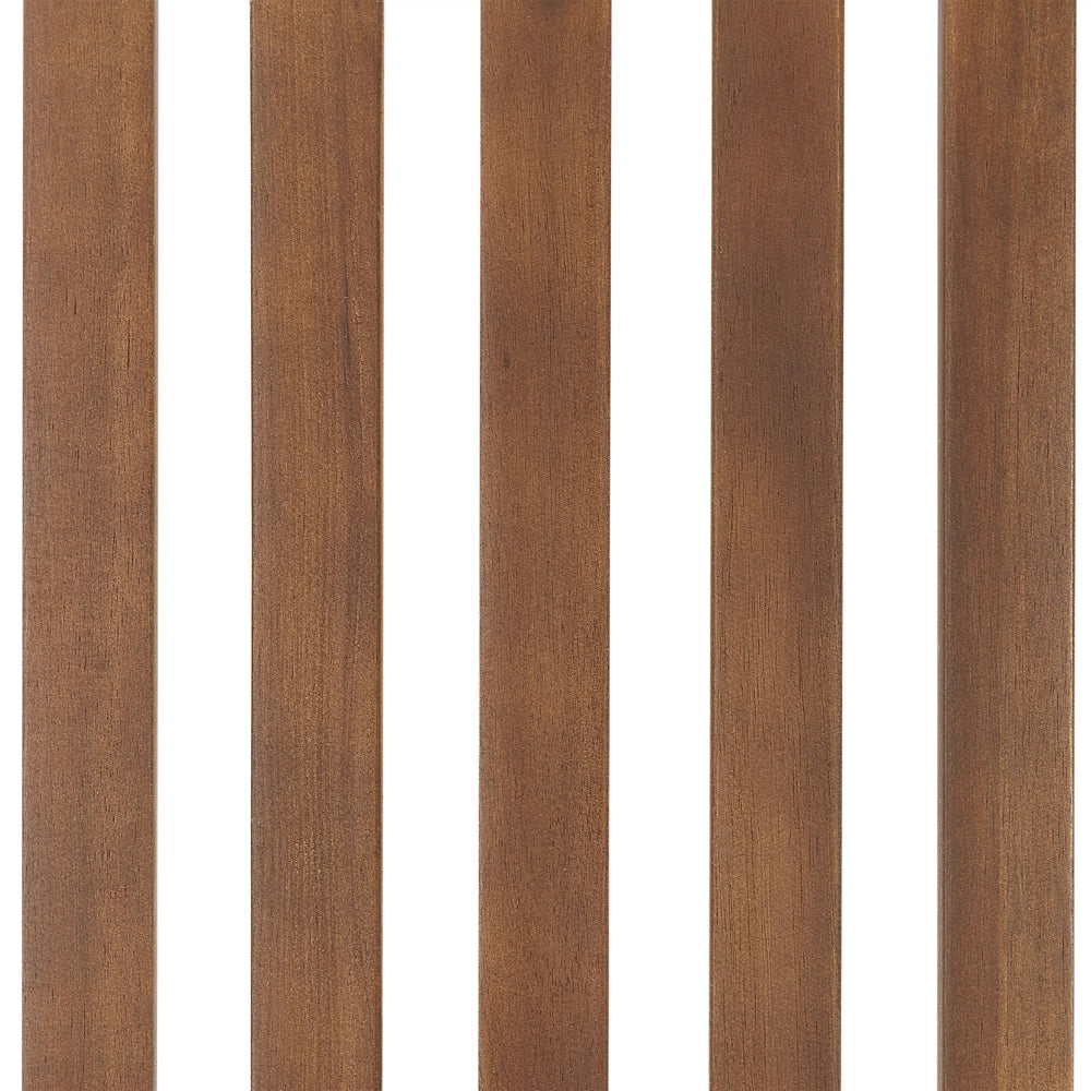 Sedia da giardino in legno di acacia scuro regolabile pieghevole per esterni in stile rustico