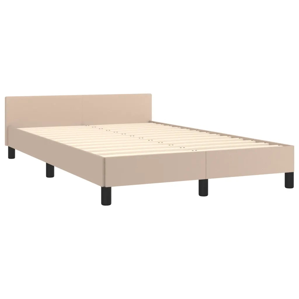 Giroletto senza Materasso Cappuccino 120x190 cm in Similpelle