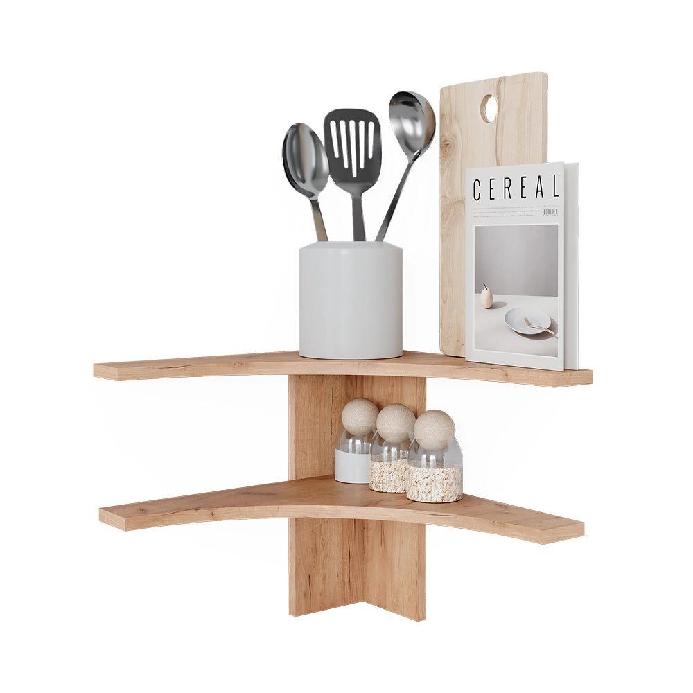 Vicco Libreria angolare da terra Quercia dorata 43.5 x 37 cm