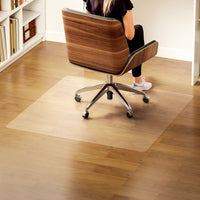 Tappetino per Sedia Ufficio Salvapavimento 120x120 cm in Plastica Trasparente