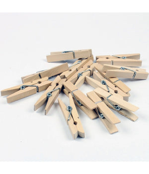 45pz Molletta 2.5mm Legno Bomboniere Biglietti Laurea Compleanno Decorazione Foto         