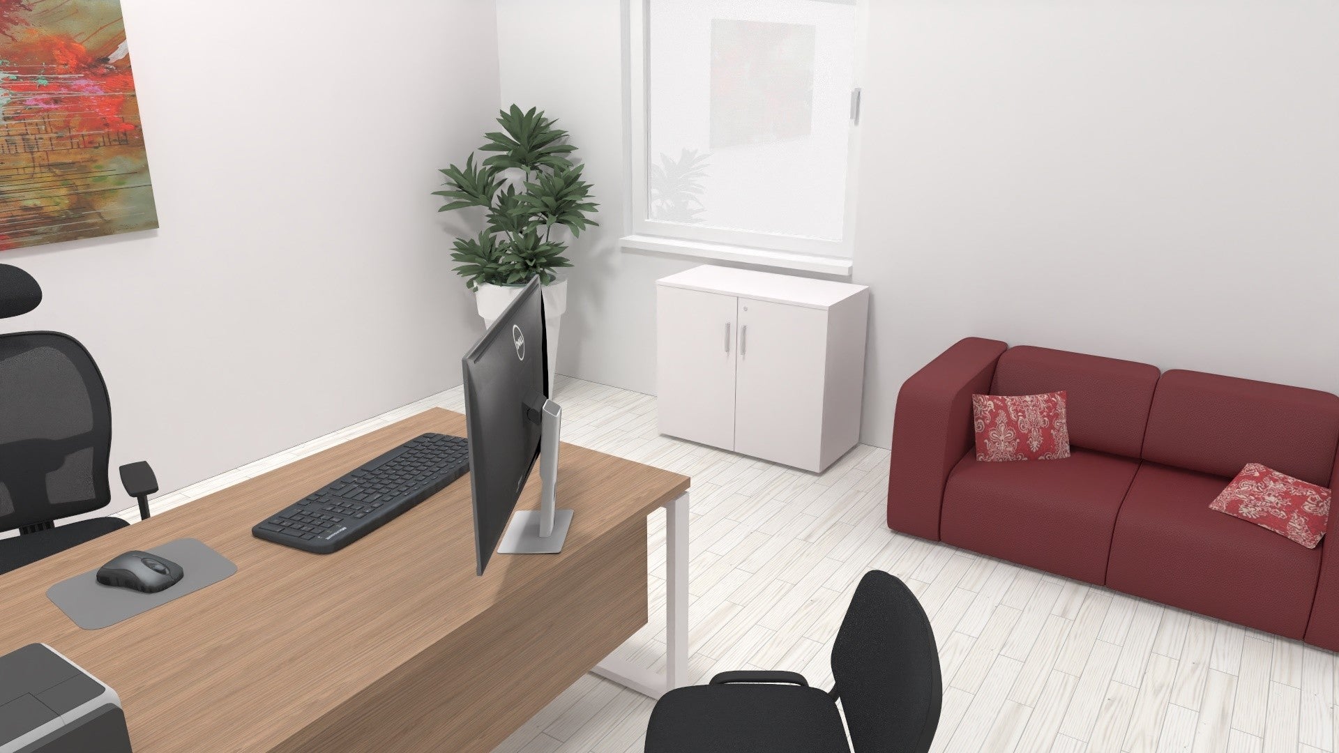 Armadio da Ufficio BOTTOM L 90 cm x P 45 cm x H 79,5 cm