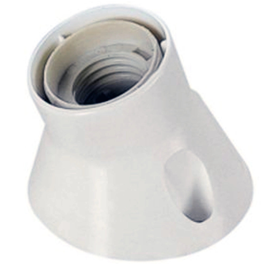 Trade Shop - Portalampada Portalampade E27 Da Parete Supporto A Muro Porta Lampada Inclinato -