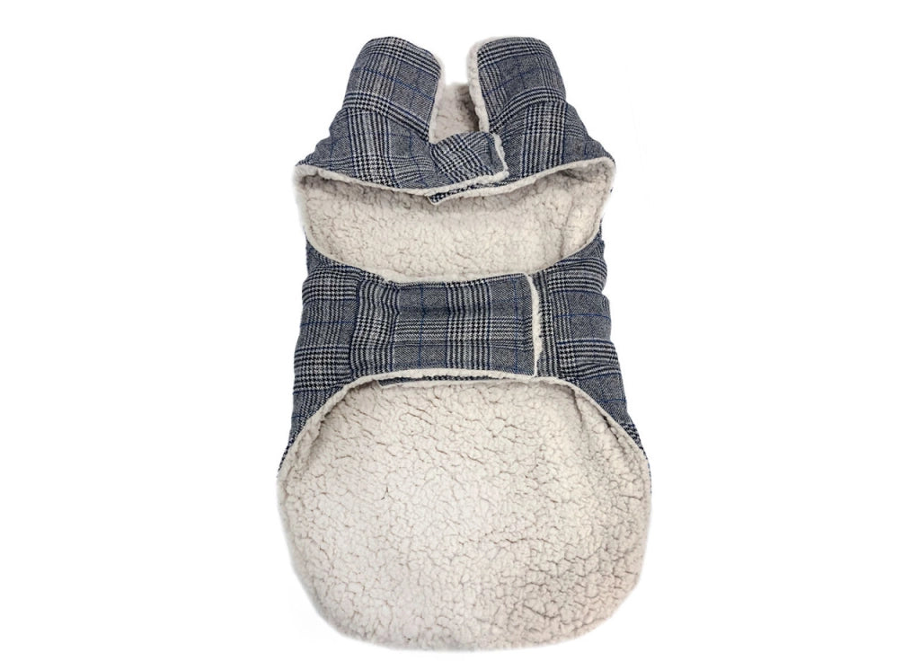Cappottino Scozzese Invernale Vestito Imbottito Giacca Cani Scottish Varie Taglie - S - Cappottino