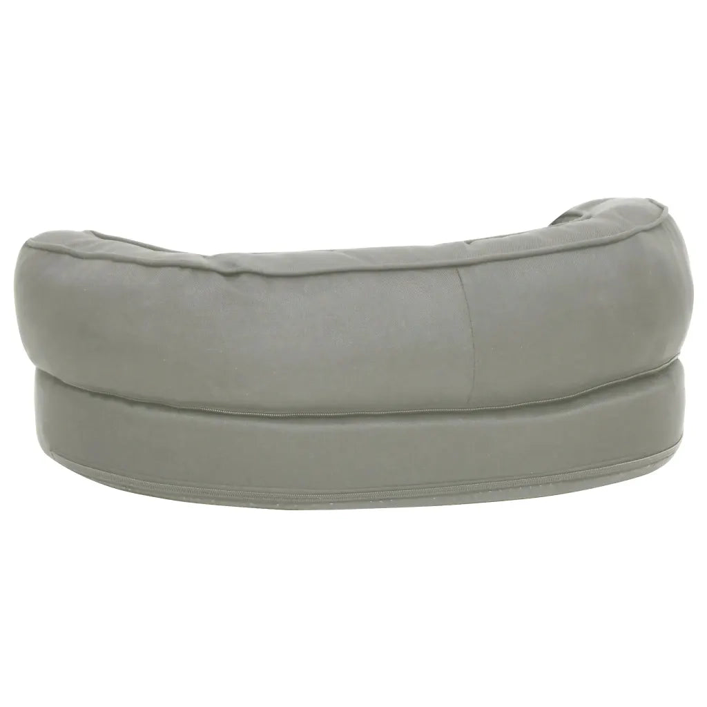 Materasso Ergonomico per Cani 60x42 cm Effetto Lino Grigio cod mxl 52319