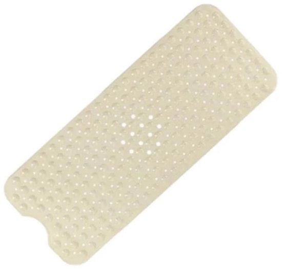 Matrice antiscivolo per vasca da bagno - senza viti, BPA, senza lattice, resistente alla muffa, lavabile in lavatrice - sicuro, sostenibile e comodo per vasche da bagno (100 x 40 cm) - Khaki - 40*100cm