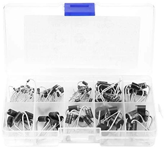 Kit di Diodi di Regolazione 90 pezzi con Scatola di Conservazione