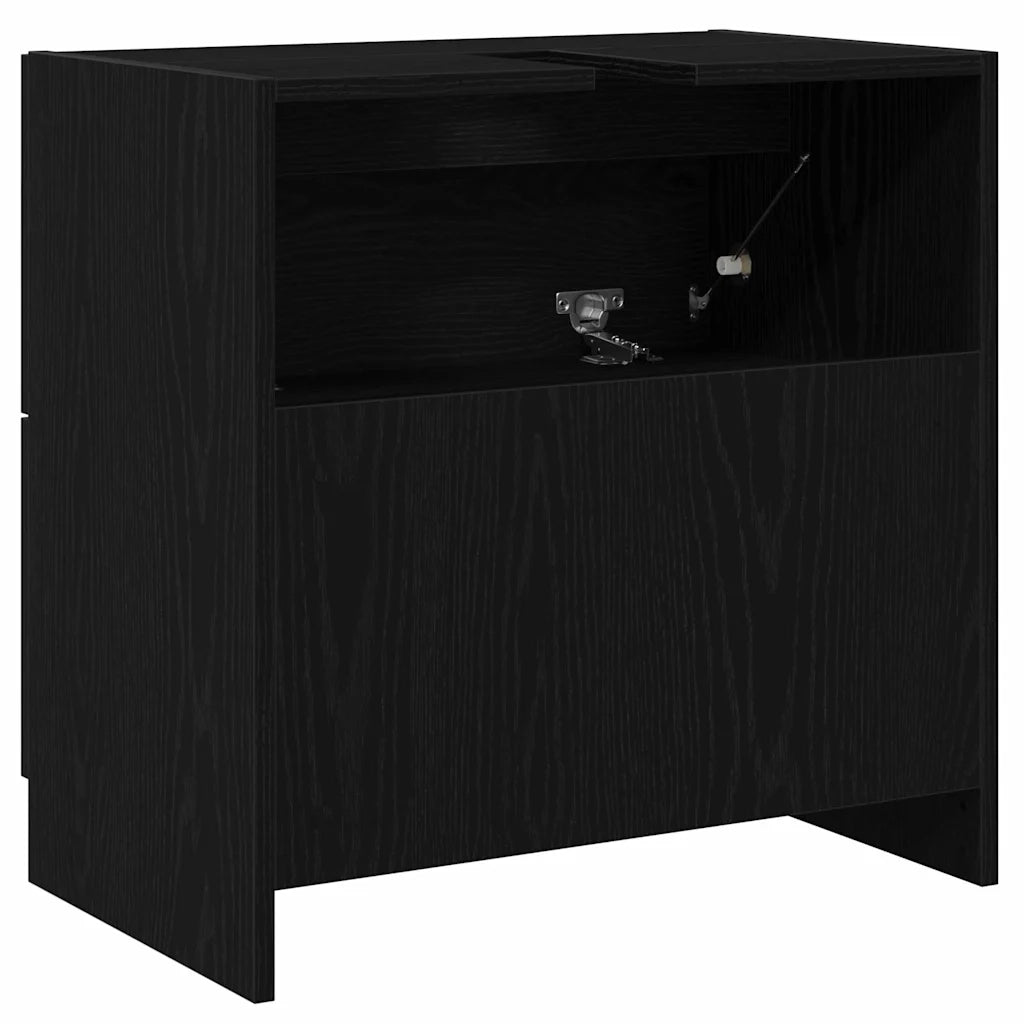 Mobile da Bagno Rovere Nero 59 x 37 x 59 cm Legno multistrato 868823