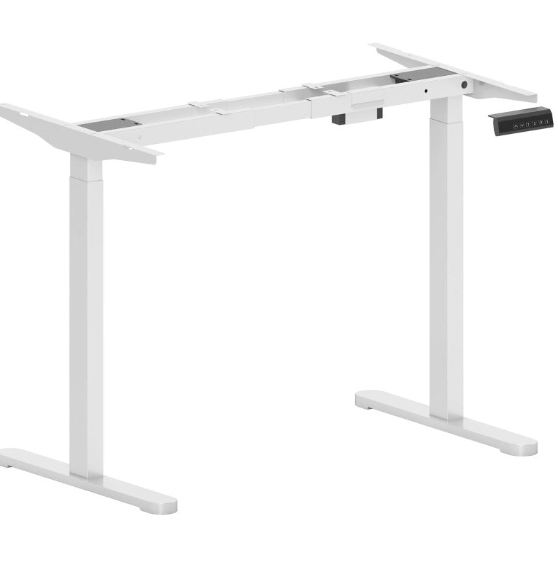 Telaio elettrico bianco per scrivania regolabile in altezza