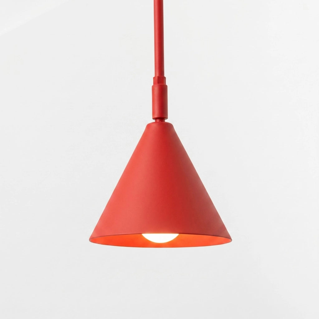 Applique NOX 1 rosso con interruttore