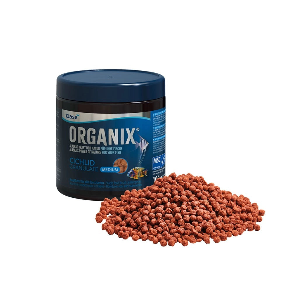 Oase Organix Cichlid Granulate Medium - mangime in granuli per Ciclidi Formato: 250 ml