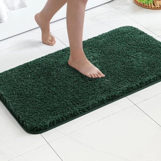 Matrice antiscivolo per bagno e camera da letto - Verde scuro - 50 x 80 cm