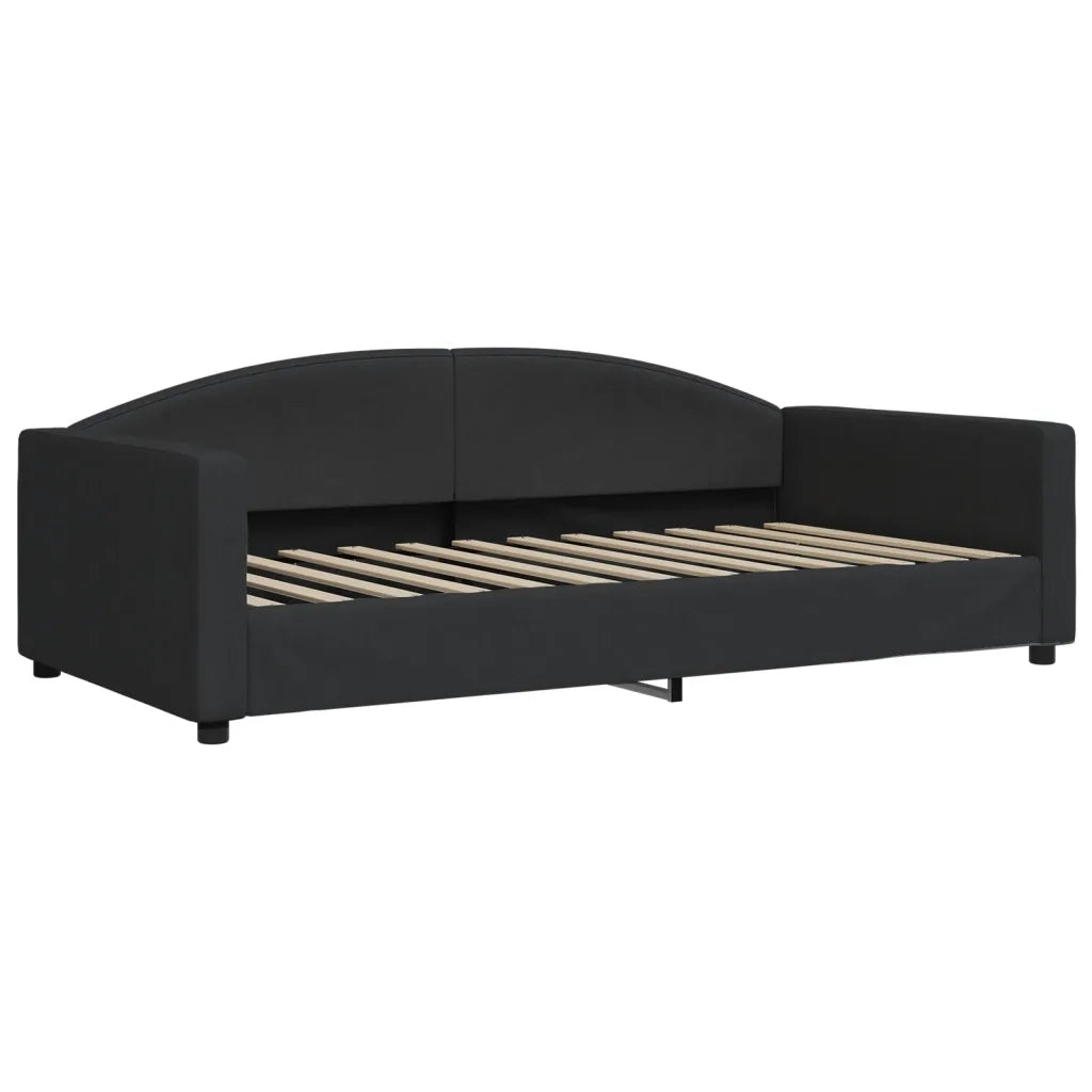 Divano letto | Sof¨¤ letto | Letto singolo con Materasso Nero 100x200 cm in Tessuto
