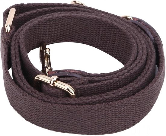 Set di cinture e bracciale in pelle con finitura delicata in marrone | Progettazione pratica per borse a mano