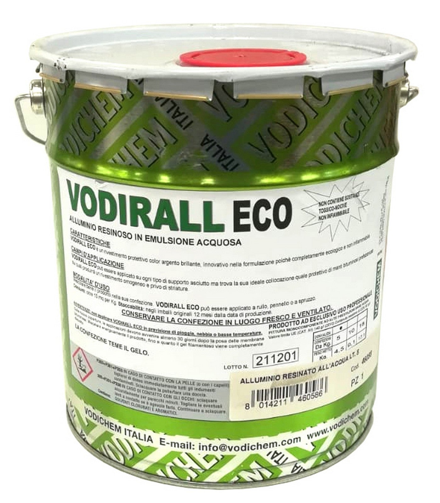 alluminio resinato all'acqua lt. 5 cod:ferx.46058